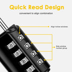 Combination Lock Outdoor with Key Outdoor Waterproof, 4 Digit Padlock for School Gym Sports Locker,2 Pack Padlock with Hasp Storage, Combination Padlock, Cabinet Doors, Fence, Garage