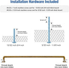 JOY DECOR Cabinet Pulls – 12-3/5 Inch Hole Center, Antique Brass, 5 Pack, Zinc Alloy Cabinet Handles for Drawers & Cupboard – Vintage Style Hardware for Kitchen, Bathroom, Dresser, Furniture Makeover