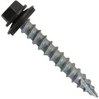 #14 Metal ROOFING SCREWS:(250) Screws x 1-1/2" DARK BRONZE Hex Washer Head Sheet Metal Roof Screw. Self starting/self tapping metal to wood. EPDM washer. Colored head. for corrugated roofing