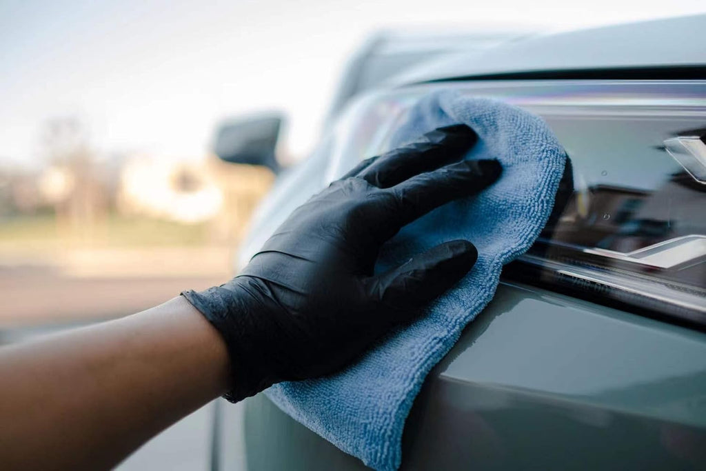 LW Concept - Black Nitrile Examination Gloves - Latex & Powder-Free, Disposable, Strong, Healthcare, Food Handling (Medium)