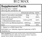 Wellgenix Bio-Available Sublingual B12 B6 Folate Vitamin Formulated for High Absorption - Nutritional Multivitamin Supplement (60 ct) 1 Pack
