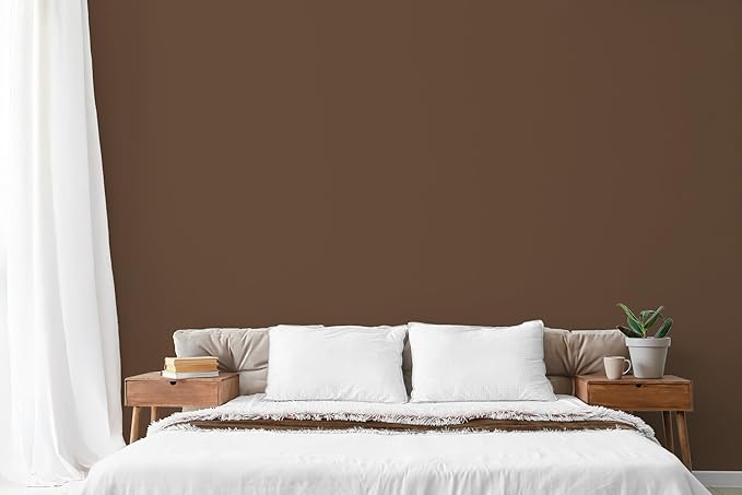 EVOLVE Paint & Primer: Environment-friendly, Eggshell with One-coat Coverage for Interior & Exterior surfaces (Bark Brown, 1-Gallon)