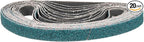 1/2 x 18 Inch Sanding Belt, 20 Pcs 40 Grit Zirconia Knife Sharpener Belts Work Sharpening for Belt Sander Knife Carving Tool Metal Working