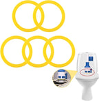 5 Pcs Flush Valve Seal for Kohler Toilets GP1059291 2475620 Upgraded Silicone Seal Kit Compatible with Kohler Canister Flush Valve Seal, Chemical Resistant, Parts for Toilets Tank Canister Gasket Kit