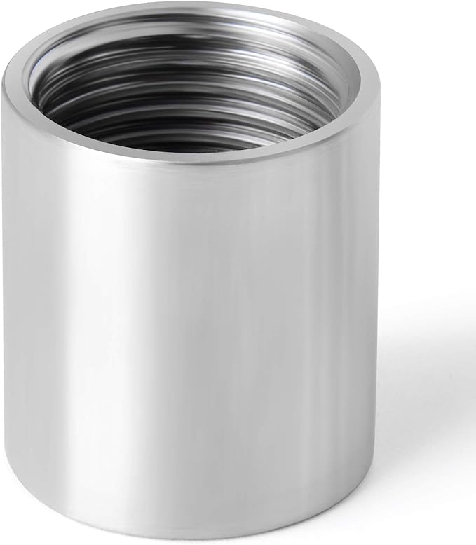 TAISHER 2PCS 304 Stainless Steel Cast Pipe Fitting, Coupling, 1/2" x 1/2" NPT Female Threaded