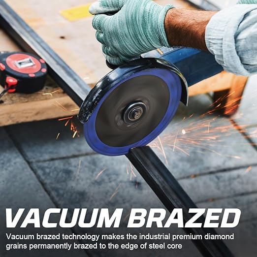 YIJING 7 Inch Diamond Blade - Metal Cutting Wheel for Rebar, Sheet Metal, Angle Iron, Stainless Steel