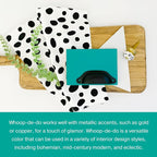 Country Chic All-in-One Chalk Paint for Furniture, Cabinets, Home Decor, Eco-Friendly, Matte Finish, Built-In Primer & Top Coat for Wood, Metal - Whoop-de-do (Bright Teal) - 8 oz (237 ml)