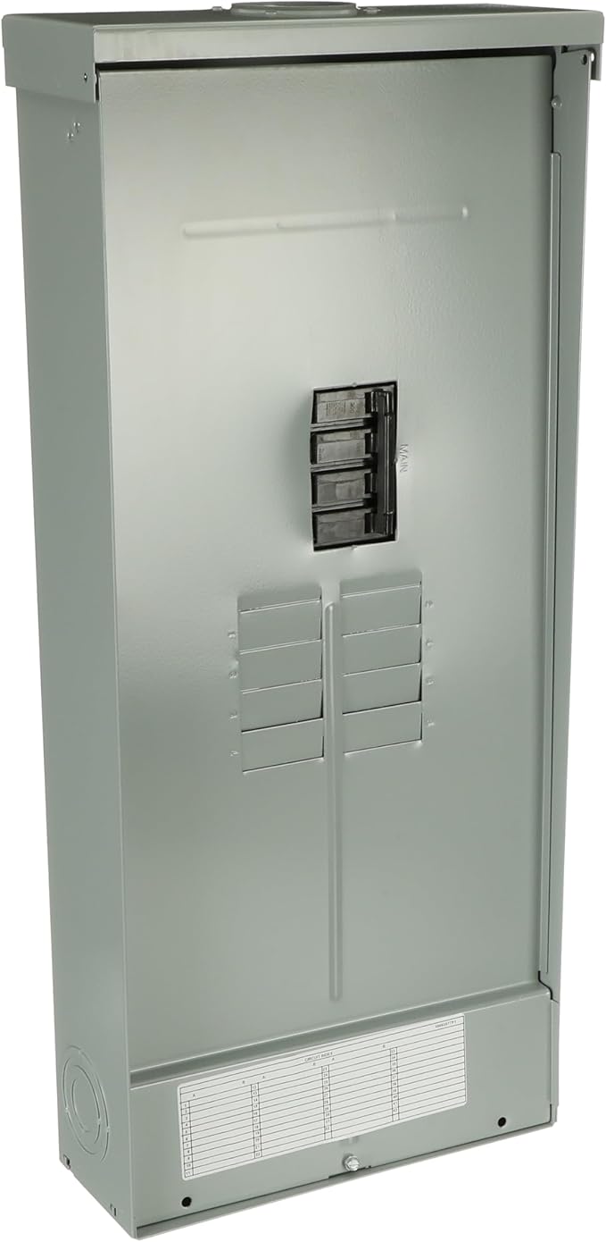 ABB TM820RCUFLP 200 Amp Mobile Home Outdoor Load Center • 1-Pole, 200 A, 16 -Circuit • NEMA 3R Enclosure • Plug-in Mounting • Main Breaker Load Centers • MH Outdoor Load Center