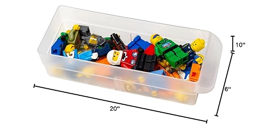 Akro-Mils 26-Drawer Plastic Drawer Storage Cabinet for Garage Organization, Bead Organizer, Building Bricks Storage, Teacher Toolbox, Makeup Organizer, 20-Inch W x 6-Inch D x 10-Inch H, 10126 Black