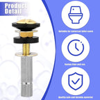 Universal Toilet Tank to Bowl Repair Kit Toilet Tank to Bowl Bolt & Gasket Hardware Kit for 2-Piece Toilet Seal American Standard Toilet Parts Toilet Repair Kit Inside Toilet Tank Replacement Kit