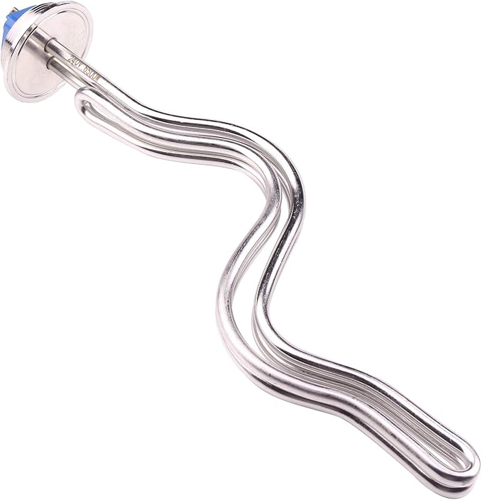 DERNORD 2 Inch (OD64) Tri-clamp Ripple Heating Element Electric Water Heater 6500W 240V