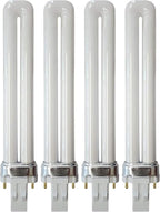 (4 Pack) PL13S/27/ECO - Compact Fluorescent Plug-in - 13 Watt - 120 Volt - T4-2-Pin (GX23) - Dimmable - 2,700 Kelvin (Soft White)