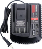 CMCB104 Replacement for 20V Craftsman V20 Lithium-ion Battery Charger CMCB100 CMCB101 CMCB124 CMCB102 for CMCB201 CMCB202 CMCB203 CMCB204 CMCB205 CMCB209 Power Tool Batteries