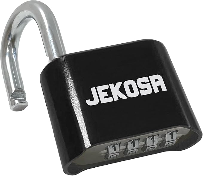 Jekosa® JKB/50 [Weatherpoof] Heavy Duty Combination Lock Outdoor - Lock with 4 Digit Code [No Key] - Ideal for Gate, Shed, Fence