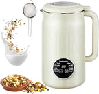 Nutripour - The 8-in-1 Multifunction Nut Milk Maker Machine, 40.32oz Nutmilk Maker Machine with 12 Blades, Automatic Soy Milk Maker for Homemade Oat, Soy, Juice with Delay Start/Self Cleaning