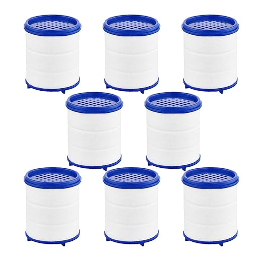 Kitchen Faucet Filter, 360° Rotating for Household Kitchen tap Water, Splash-Proof and Pressure-Increasing Filter for Sink Faucet, Shower Head. (Long Model - Filter Element)