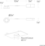 Builder Essential 3in 550 Lumens Round LED Recessed Light and Housing for Remodel or New Construction with Regressed Trim 3-Power Modes 4W-6W-8W, 5-CCT 2700-3000-3500-4000-5000K in White (Pack of 12)