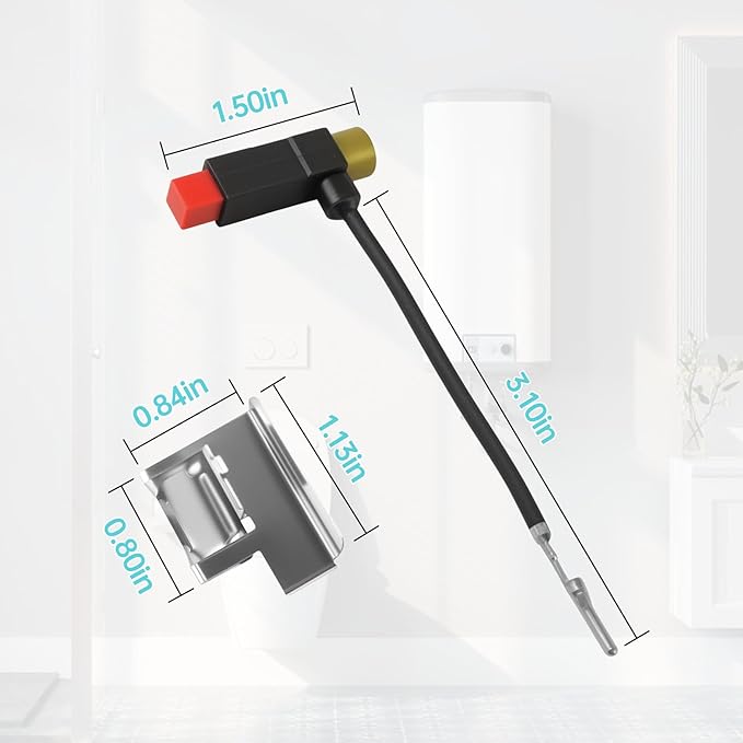 QQZ Piezo Ignitor & Bracket SP14410, for Rheem Water Heaters Parts, Water Heater Igniter