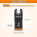 54 Pcs Wood Oscillating Multitool,Oscillating Tool Blades,Professional Universal Oscillating Saw Blades,Quick Release Saw Blades Fit Dewalt Ryobi Milwaukee Rockwell Fein