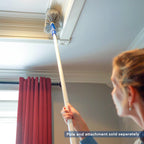 Unger Cobweb & Corner Duster – Dusters for Cleaning, Compatible with Telescopic Poles, Dusting Tools, Great for Ceilings, Moldings, HVAC & Floor Vents, and Corners