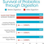 Silver Fern Ultimate Probiotic Supplement Vegicaps - Daily Metabolic Restoration, Proven Survivability, DNA Verified Multi-Strain Probiotic Capsules (2 Bottles - 120 Capsules)