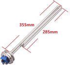 DERNORD 1.5 Inch (OD50.5mm) Tri-clamp Foldback Heating Element Stainless Steel Immersion Water Heater (240v 5500w)