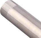 1" X 1" NPT Male Nipple Stainless Steel 304 Cast Pipe Coupling fitting 8" Length