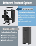 Package Delivery Boxes for Outside, Parcel Drop Boxes with Lock, Custom Address Stickers Package Drop Boxes for Outside is Weatherproof,Package Delivery Box for Porch,No Installation(15*18*43.5 in)