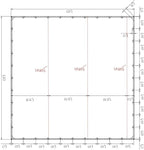 Mytee Products 20' x 20' Tan Canvas Tarp 12oz Heavy Duty Water Resistant