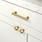 10 Pack Champagne Bronze Cabinet Pulls 3.75 Inch(96mm) Kitchen Cabinet Handles Cabinet Hardware for Drawer Pulls