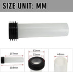 Wall Hung Toilet Gasket and Connector Set Compatible with Geberit 152.404.46.1/240.752.11.1-Includes Drain Pipe,Flush Pipe,Nuts,Washers,Installation Kit Bowl Replacement