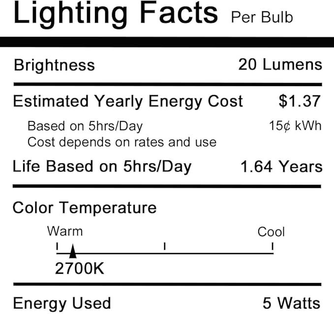 Novelty Lights 25 Pack G40 Frosted White Outdoor Globe Bulbs, Light Bulbs Glass Incandescent Bulbs with 3000 Hour Lifespan, Globe String Lights Replacement Bulbs