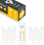 GoodBulb 42 Watt CFL Light Bulbs 4 Pin GX24Q-4 Base 2700K Soft White 42W High Output 3200 Lumens Triple Tube Compact Fluorescent Light Bulbs Plug-in 10 Pack