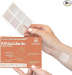 Antioxidants Topical Patch,Infused with VIT.C,CoEnzymeQ10,NADH,NAC,Quercetin,and Other Wellness Ingredients.Designed to give You a Boost (30/Pack).