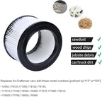 17810 Filter Compatible with Craftsman 4 Gallon Vacuum Filter,9-17810 Wet Dry Vacuum Filter Compatible with Craftsman 4 Gallon Replacement Filter (2 pack)