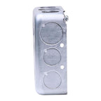 20 Pack 4" Square Electrical Box, 1-1/2'' Deep Metal Electrical Junction Box, 21.0 Cu. in. Capacity, Galvanized