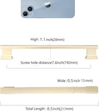 COTYKILEY 10 Pack 7.5 Inch(192mm) Brushed Brass Cabinet Handles Gold Kitchen Cabinet Pulls Cabinet Door Handles Kitchen Cabinet Hardware Cupboard Drawer Pulls Dresser Handles