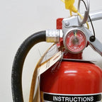 Fork Fire Extinguisher Mount, Wall Hook, Red, (4 Brackets)