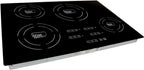 TI-4B 30 inch Built-In 4 Burner Induction Glass-Ceramic Cooktop, 7400W, UL858 Certified