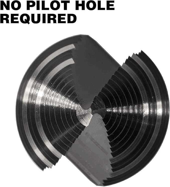 1/4 to 2 Inch Step Drill Bit Spiral Grooved Double Fluted, Large M2 High Speed Steel Drill bits for Hole Drilling in Stainless Steel, Copper, Aluminum, Wood, Plastic