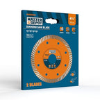 4.5 Inch Diamond Blade for Granite, Ceramic, Marble, Stone and Hard Bricks, Super Thin Turbo Rim Design for Angle Grinders and Handheld Saws, Dry and Wet Use, 7/8"-5/8" Arbor (2 PCS)