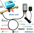 EVC200-HCSML The Bulldog Valve Robot, Z-Wave Water Valve, Smart Home Controller Required, Easy to Install and No Plumbing Required, Valves up to 1.5"