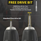 Wood Screws 3-1/2 Inch, FIXLINK Deck Screws #10 x 3-1/2", 105 PCS, Epoxy Coated, T25 Star Bit Above 1500 Hour Salt Spray Coating Outdoor Decking Screws Excellent Rust Resistant for Wood Fence, Tan