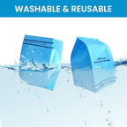 20 Pack Wet Dry Vac Filter Bags for Stinger 2.5-5 Gallon Vacuums, MultiFit VF2000, WORKSHOP WS01025F, Craftsman 9-38737, Husky, and Bucket Head Shop Vac Vacuums(with 8 Retaining Bands)