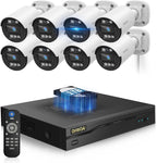 《122° Wide-Angle & Ultra 5MP Definition》Outdoor Wired Security Camera System,CCTV Cameras Outside, Home Video Surveillance Systems