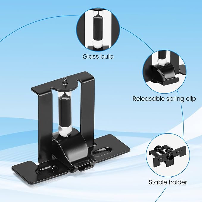 Combustion Shutoff Device Assembly Replacement Kit, Compatible with Rheem, Ruud, Richmond, GE and Almost Any Gas Tank, an Insurance, Black