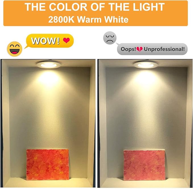 Vinaco MR16 Bulb,10 Pack 35W GU5.3 Base, 480LM High Output 12V 35W Bulb, 2800K Warm White MR16 Dimmable with Clear Glass Cover, MR16 GU5.3 for Landscape, Track Lights