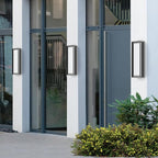 Sytmhoe 2Packs LED Outdoor Wall Lights,16inch Square 3000K 10%-100% Dimmable Exterior Wall Light Aluminum&PC Body Waterproof IP65 led Porch Light for House Patio Garage Garden(2Packs)