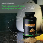Gut Health Supplement Coreboost with Ashwagandha, Carom Seeds, Turmeric - Prebiotics and Probiotics for Women & Men - 2 Billion CFU-Best for Digestive Health, Bloating Relief, Gas Reduction