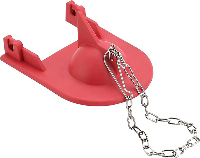 2 inch Toilet Flapper for Kohler GP1078440 Toilet Flapper, Flexible Rubber Toilet Plug Flapper, Toilet Tank Flapper Replacement, Red